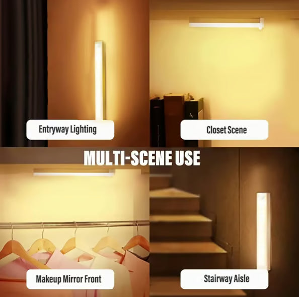 Punch-free Smart Sensor Magnetic Rechargeable LED Lights