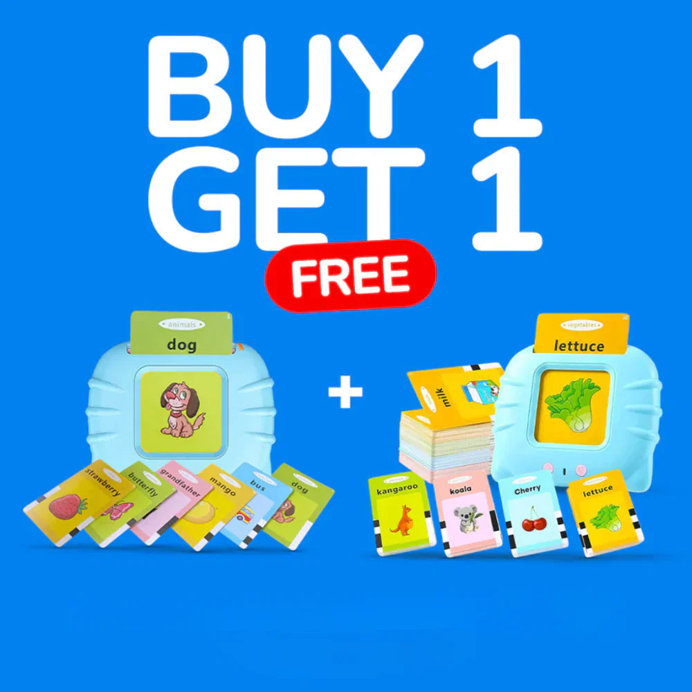 Audible Flashcard Device - Early Educational Device + Flashcards (224 Cards)