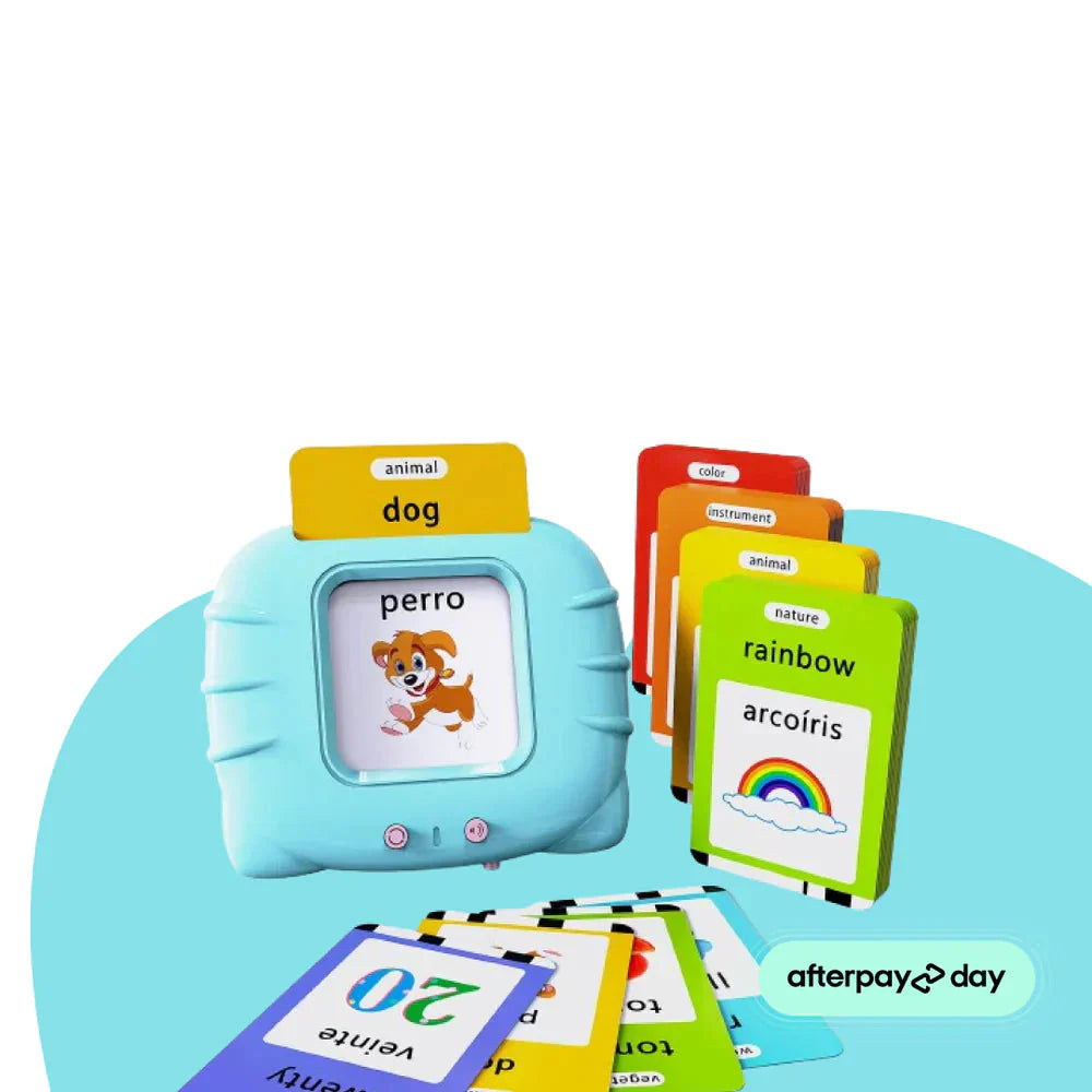 Audible Flashcard Device - Early Educational Device + Flashcards (224 Cards)