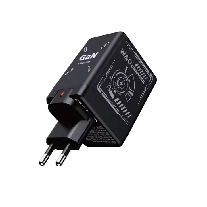 Dual Charger: Fast Charging Double Retractable Cable Travel Charger